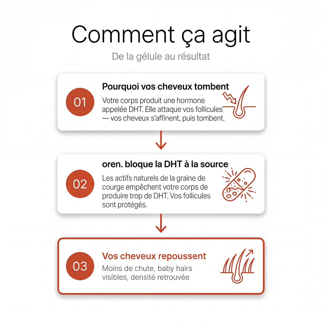 Pépins de Courge Softgels — Anti-DHT Naturel